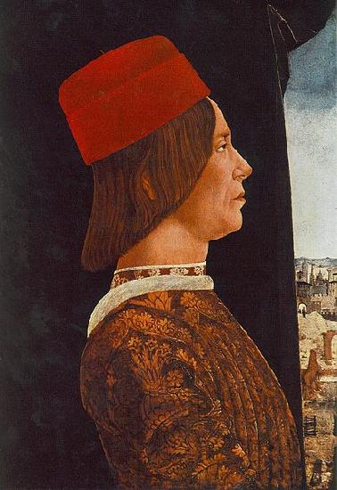 Ercole Roberti Portrait of Giovanni II Bentivoglio Sweden oil painting art